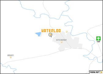 map of Waterloo