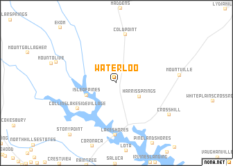 map of Waterloo