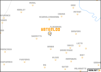 map of Waterloo