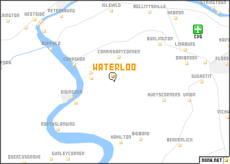 map of Waterloo