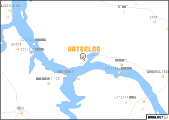 map of Waterloo