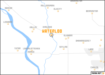 map of Waterloo