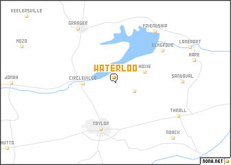 map of Waterloo