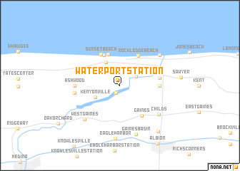 map of Waterport Station