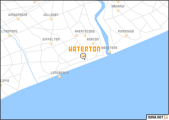 map of Waterton