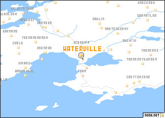 map of Waterville