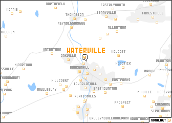 map of Waterville