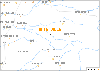map of Waterville
