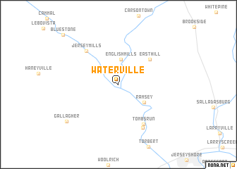 map of Waterville