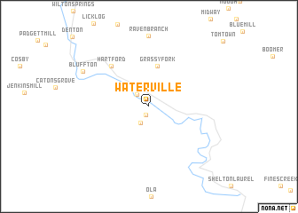 map of Waterville