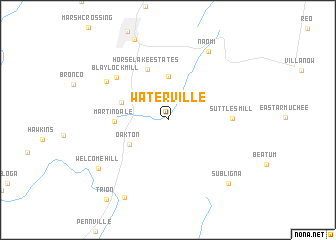 map of Waterville