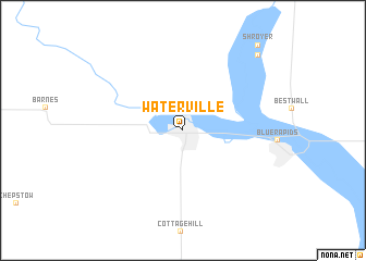 map of Waterville
