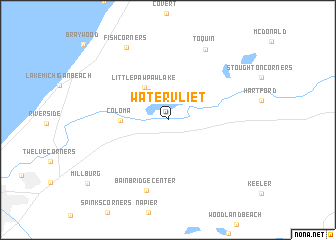 map of Watervliet