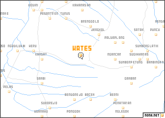 map of Wates