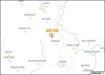 map of Watha