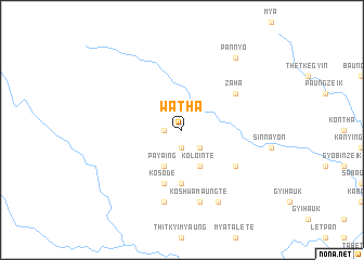 map of Watha