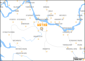 map of Watha