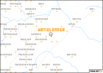 map of Watiélènnga