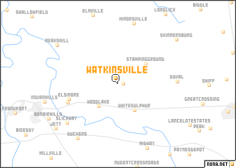 map of Watkinsville