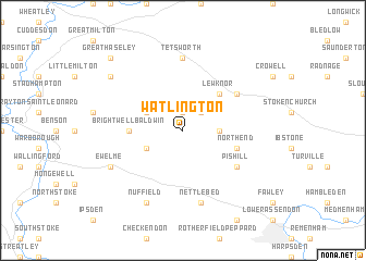 map of Watlington