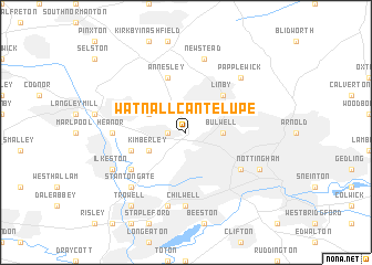 map of Watnall Cantelupe