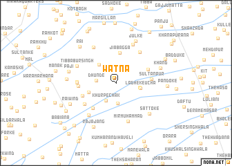 map of Watna