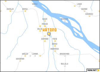 map of Watoro