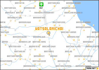 map of Wat Sala Mi Chai