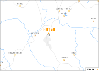 map of Watsa