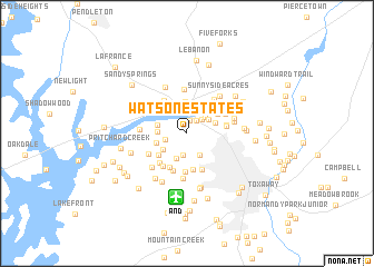 map of Watson Estates