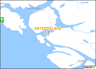 map of Watson Island