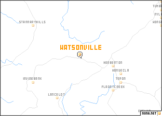 map of Watsonville