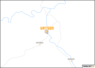map of Watson
