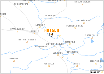 map of Watson