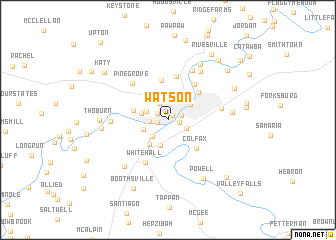 map of Watson