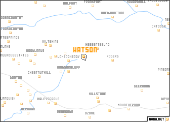 map of Watson