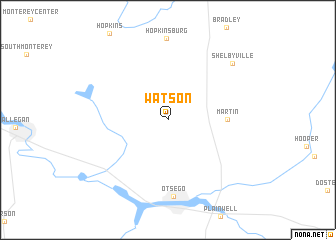 map of Watson