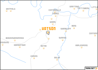 map of Watson