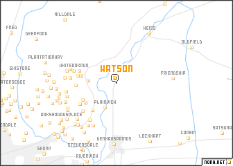 map of Watson