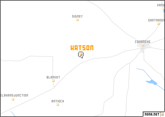 map of Watson