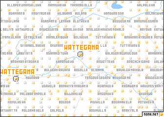 map of Wattegama