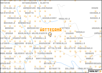 map of Wattegama