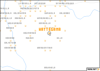 map of Wattegama