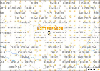 map of Wattegedara