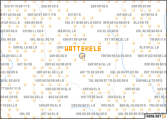 map of Wattekele