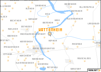 map of Wattenheim