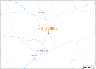 map of Wattening