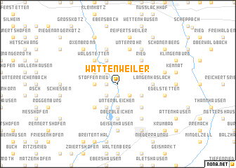 map of Wattenweiler