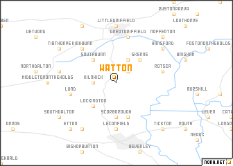 map of Watton