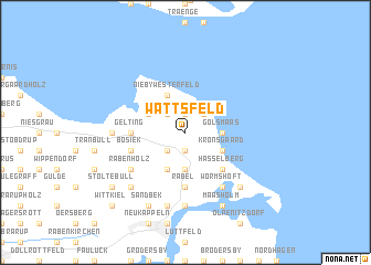 map of Wattsfeld